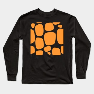 Orange Stonework Long Sleeve T-Shirt